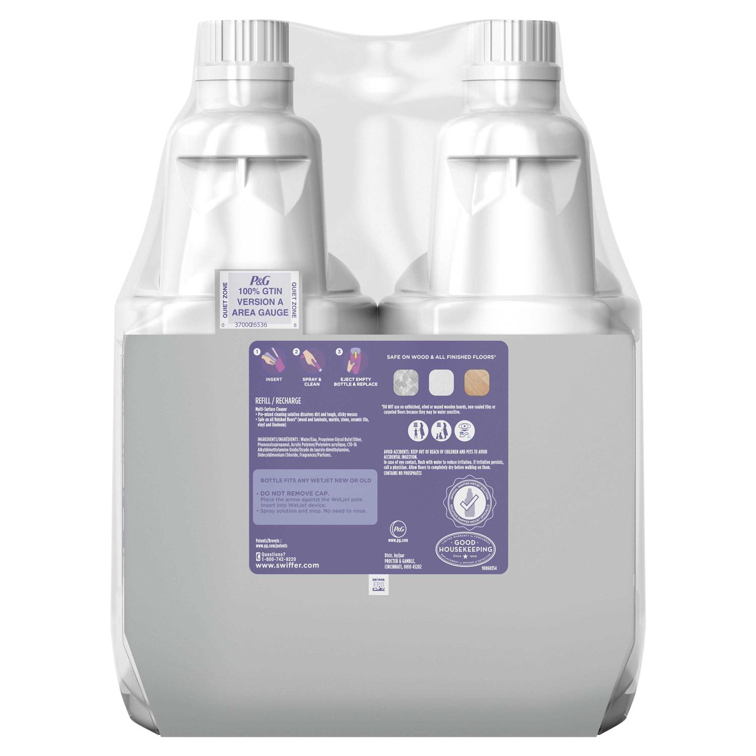 Swiffer WetJet Multi-Purpose Floor Cleaner Solution Refill, Vinyl, Tile & Laminate Floor Mopping and Cleaning - Image 2