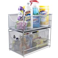 Sorbus 2 Tier Pull Out Cabinet Organizer