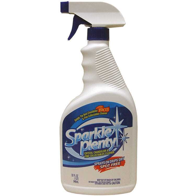 Sparkle Plenty Chandelier Crystal Cleaner 32oz Trigger Spray