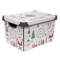 Simplify Happy Christmas Design Storage Tote Bin