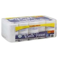 Signature Care Bathroom Tissue Soft & Absorbent 2 Ply Family pack Bag