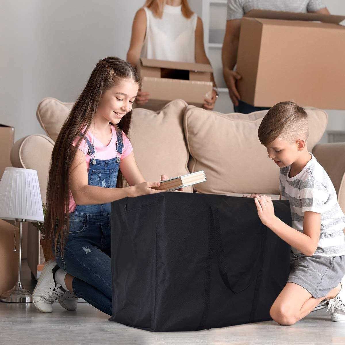 Vioetry Extra Large Moving Bags with Strong Zippers & Carrying Handles - Image 5