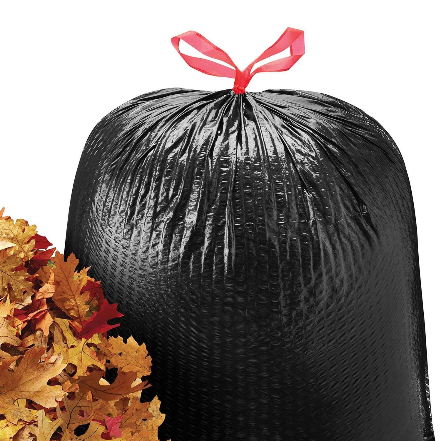 up & up Extra-Strong Lawn and Leaf Drawstring Trash Bags - Image 3