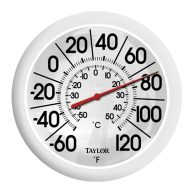 Taylor Dial Thermometer Plastic White