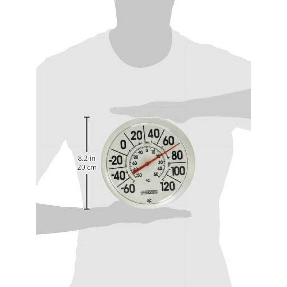 Taylor Dial Thermometer Plastic White - Image 5