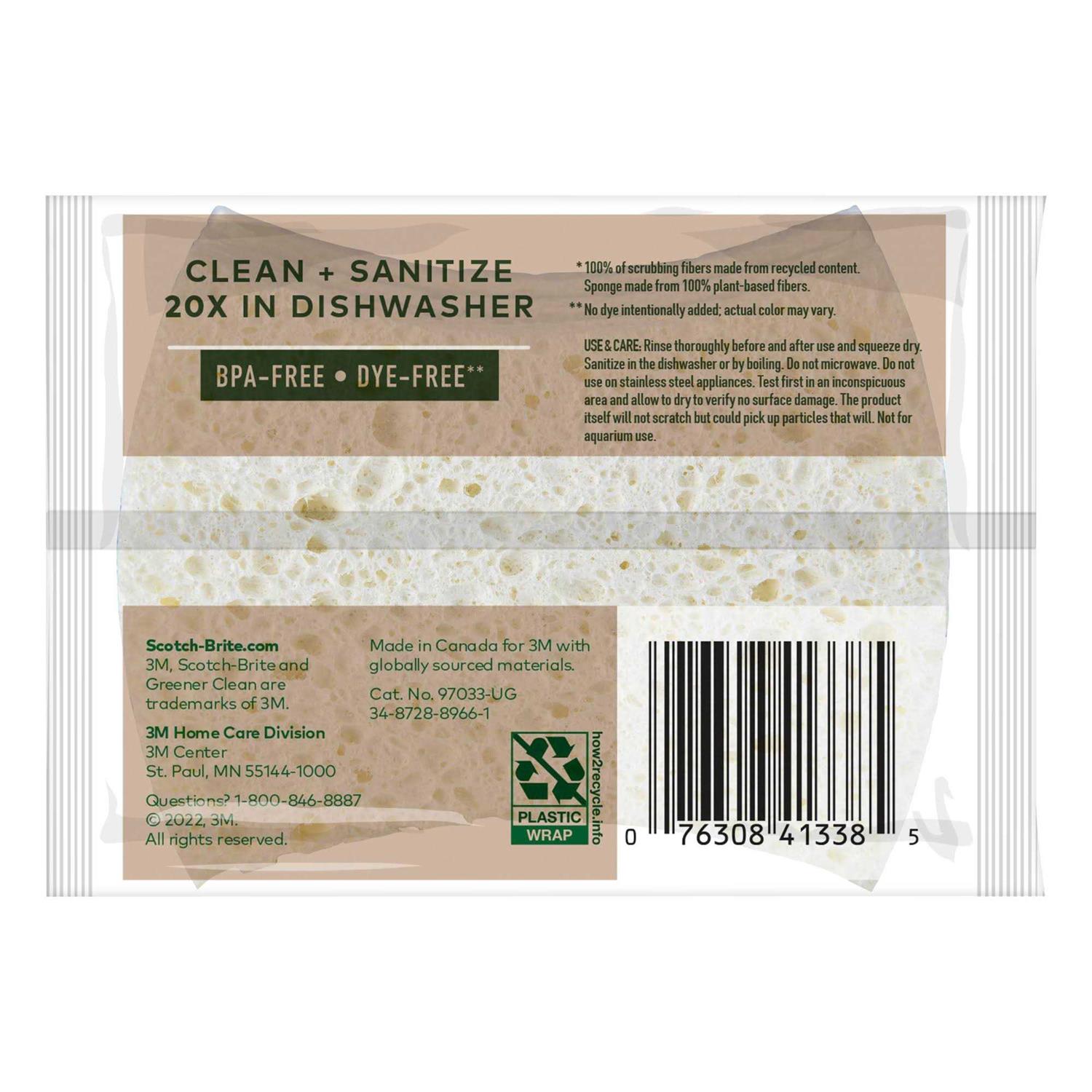 Scotch-Brite Greener Clean Non-Scratch Scrub Sponge - Image 4