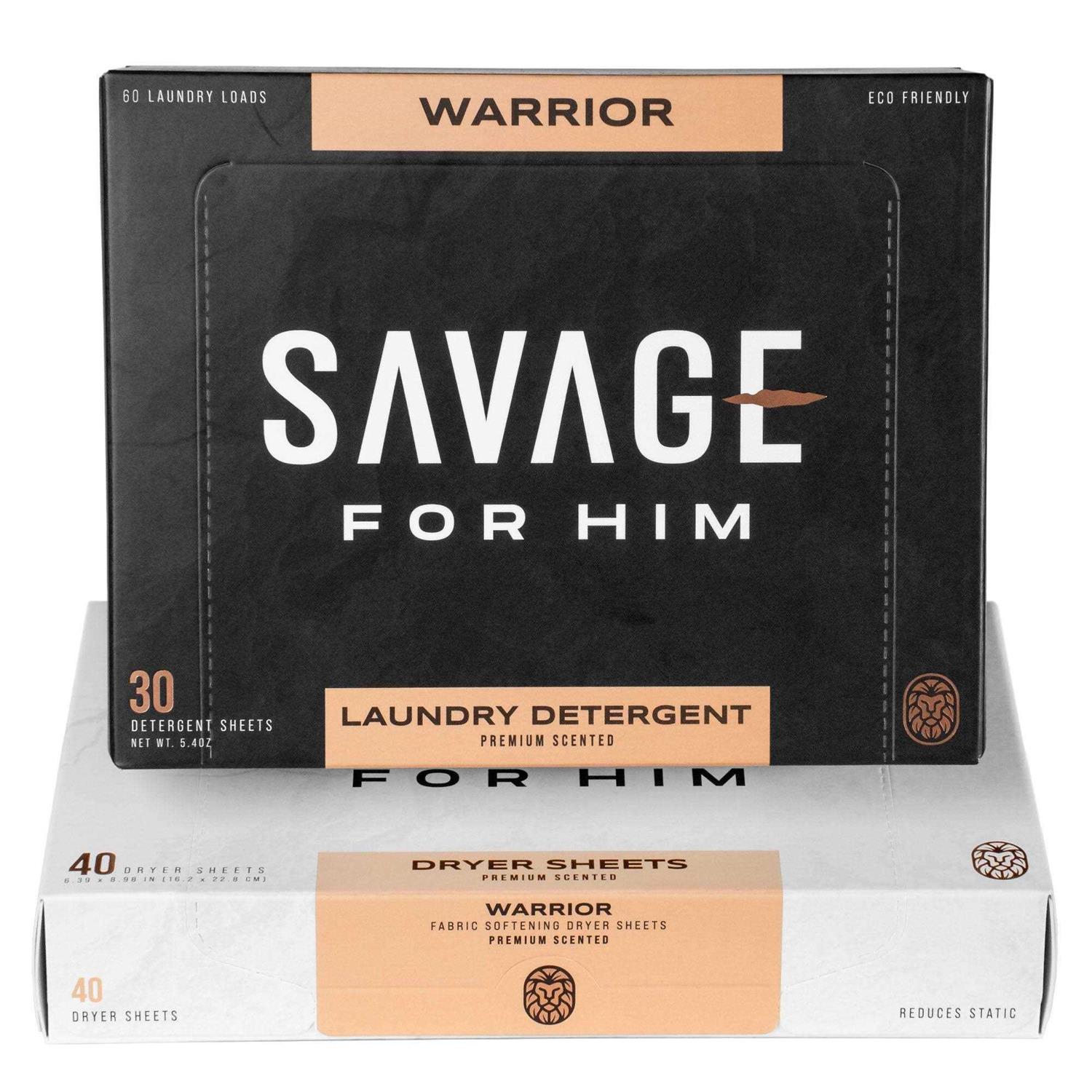Savage for Him Buy Eco-Friendly Laundry Detergent Sheets Made in USA - Image 2