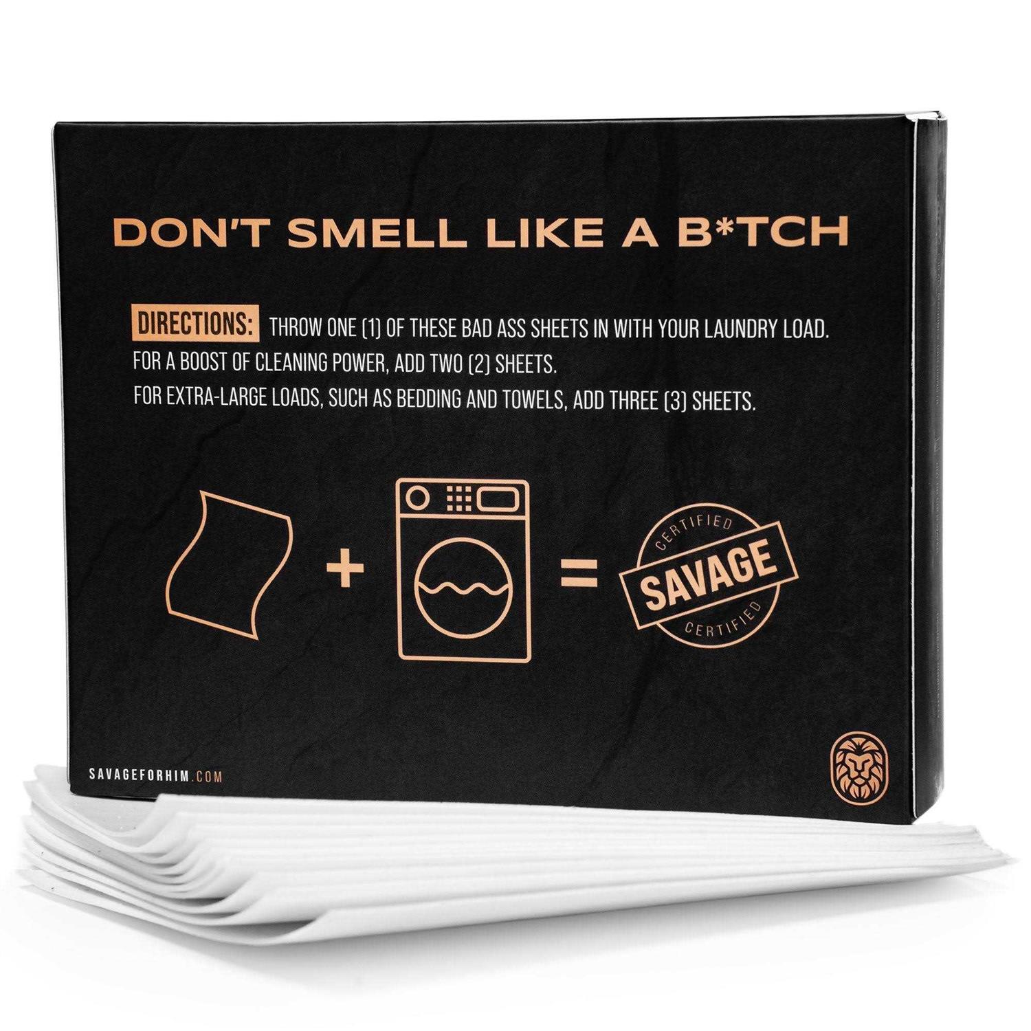 Savage for Him Buy Eco-Friendly Laundry Detergent Sheets Made in USA - Image 5