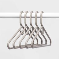 Room Essentials 5pk Super Heavy Weight Hangers Gray