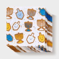 Spritz 20ct Disposable Hanukkah Lunch Napkins Blue