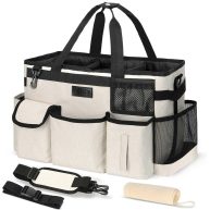 Storage Standard Cleaning Caddy Organizer with Handle Large Caddy Bag for House & Bathroom Cleaning Supplies