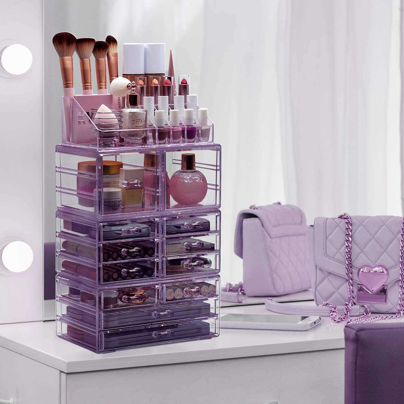Sorbus Makeup and Jewelry Storage Set - Image 4