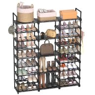 Timebal 9 Tiers Shoe Rack Storage Organizer Shoe Shelf Organizer For E
