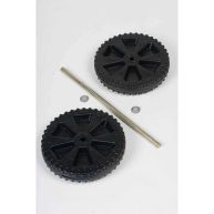Toter Replacement Wheel Kit Two Wheel Trash Can