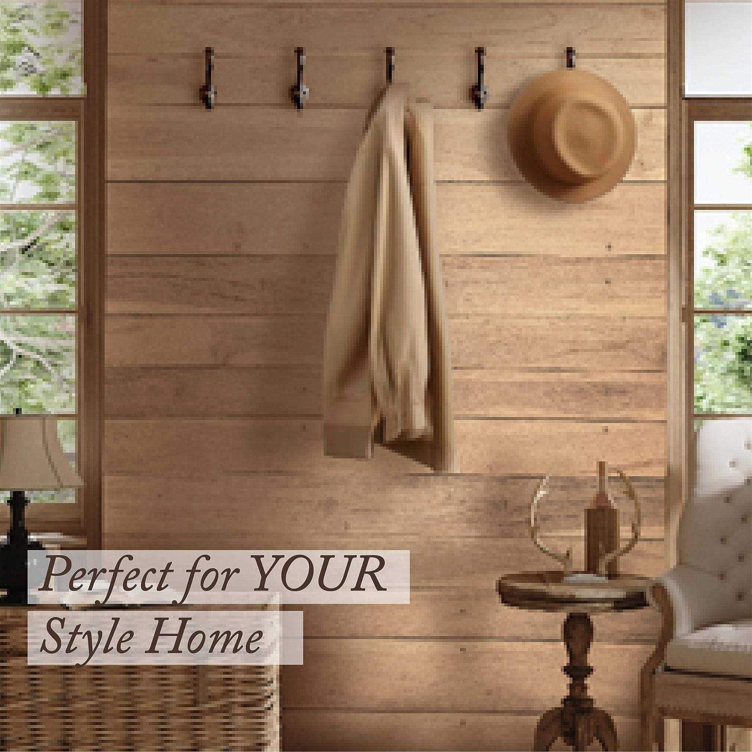 Rustic Cast Iron Coat Hooks Wall Mounted Farmhouse Decorative Wall Hooks - Image 2