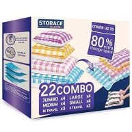 Storage Master 26 Space Saver Vacuum Storage Bags for Clothes, Airtight Vacuum Sealed Space Saver Bags for Blankets and Comforters