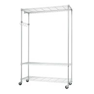 Trinity EcoStorage 3-Tier Rolling Garment Rack