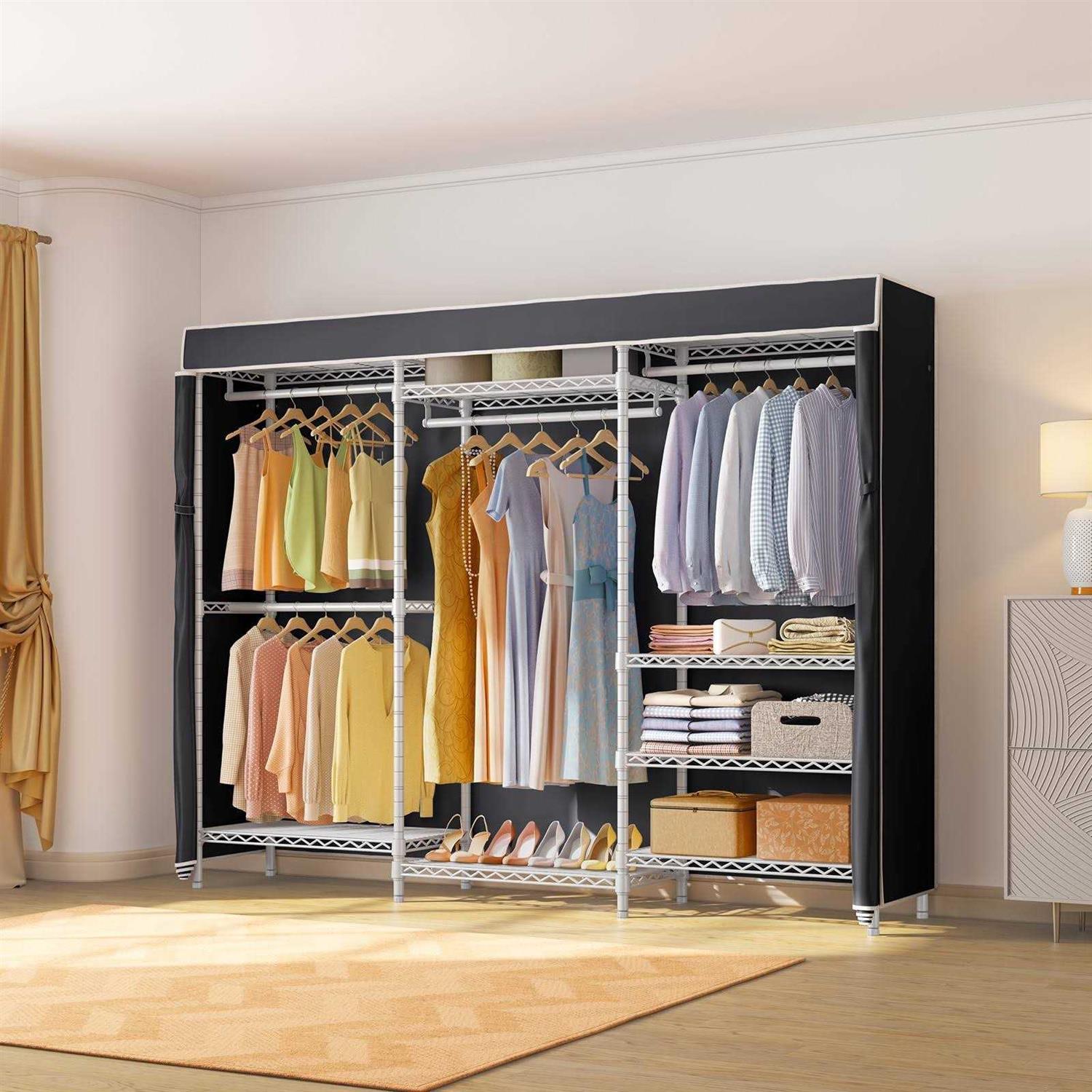 VIPEK V5C Covered Clothes Rack Heavy Duty Portable Closet Wardrobe - Image 2