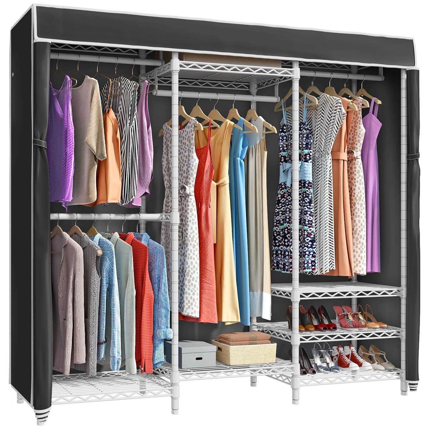 VIPEK V5C Covered Clothes Rack Heavy Duty Portable Closet Wardrobe - Image 3