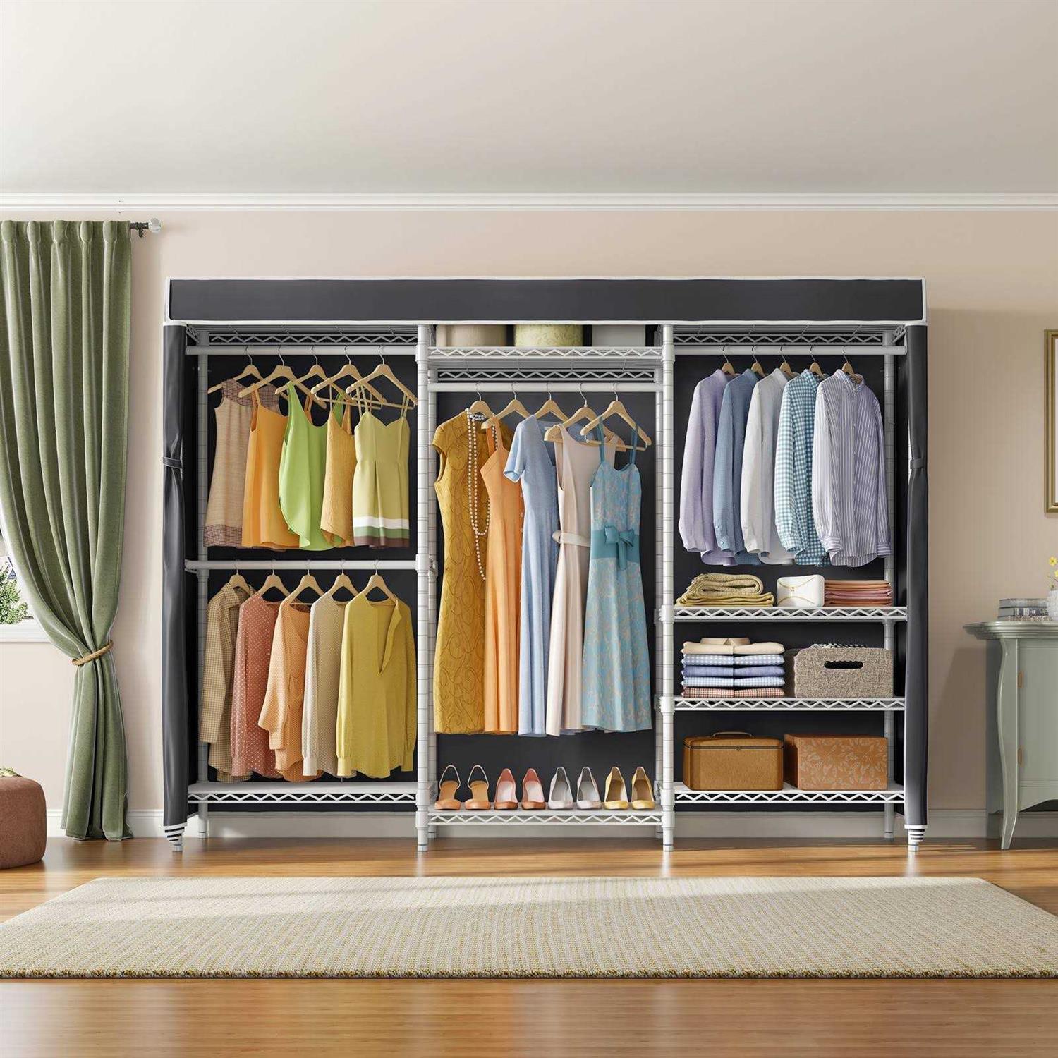 VIPEK V5C Covered Clothes Rack Heavy Duty Portable Closet Wardrobe - Image 4