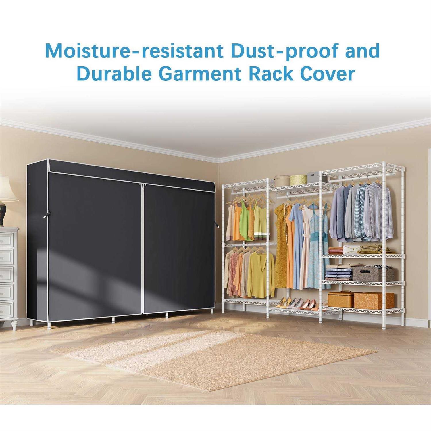 VIPEK V5C Covered Clothes Rack Heavy Duty Portable Closet Wardrobe - Image 5