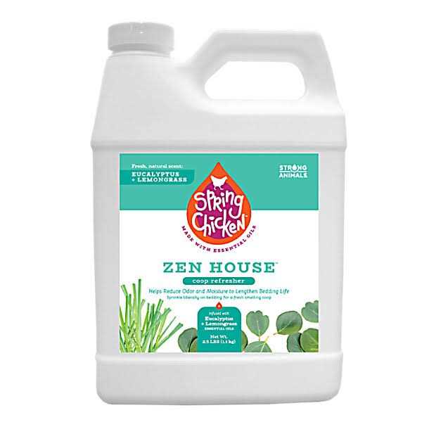 Spring Chicken Zen House Chicken Coop Refresher, 2.5 lb., Lemongrass and Eucalyptus