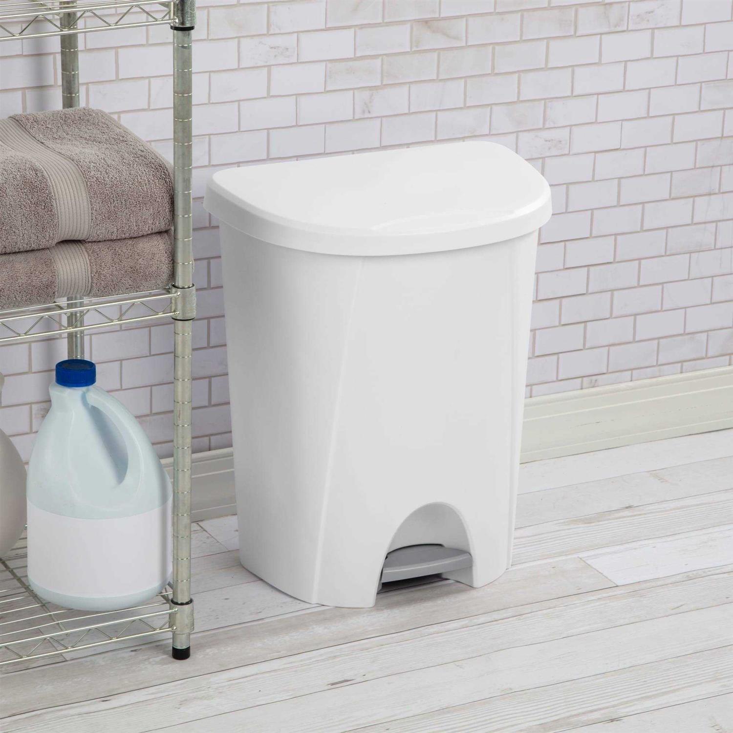 Sterilite Step Wastebasket - Image 4