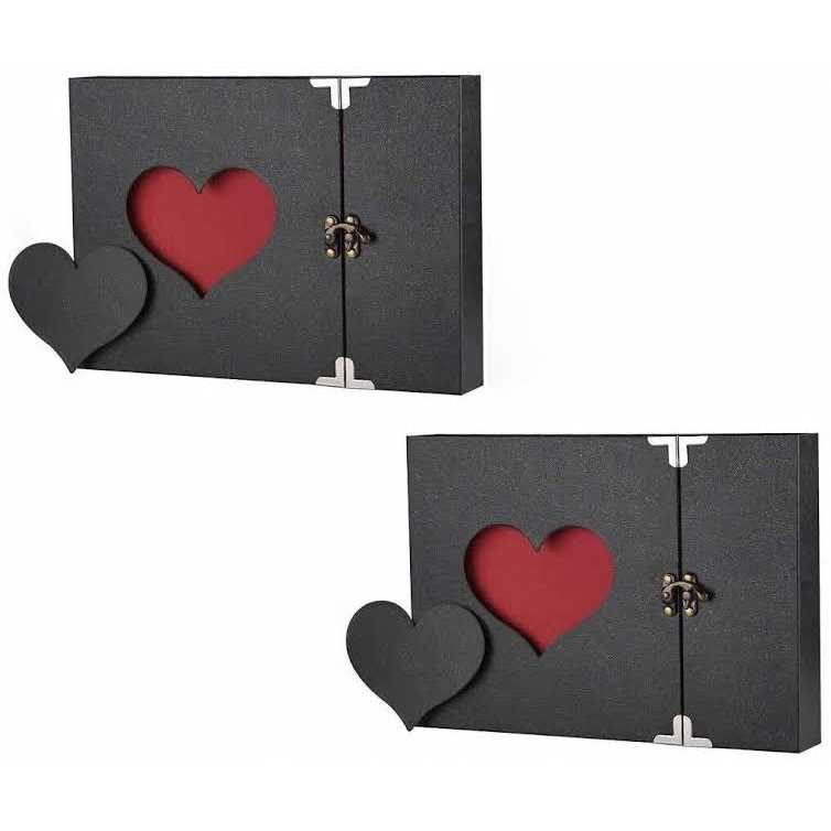 Scrapbook Firbon Handmade DIY Family Photo Albums Couples Memory Book Black Page Scrap Book for Anniversary - Image 4