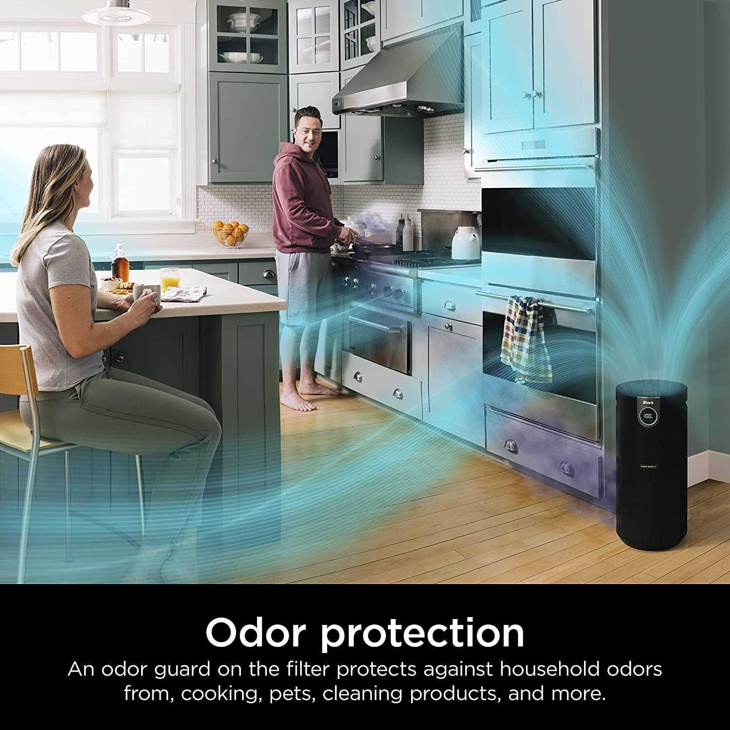 Shark HP201 Clean Sense Air Purifier MAX for Home Allergies HEPA Filter - Image 5