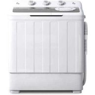 Tabu Portable Washing Machine 28lbs Compact Twin Tub Wash&Spin Combo for Apartment