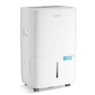 waykar 150-Pint Energy Star Dehumidifier with Water Tank up to 7000 sq. ft. Large Space Essential White Portable