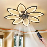 REYDELUZ 25 Ceiling Fan with Lamp