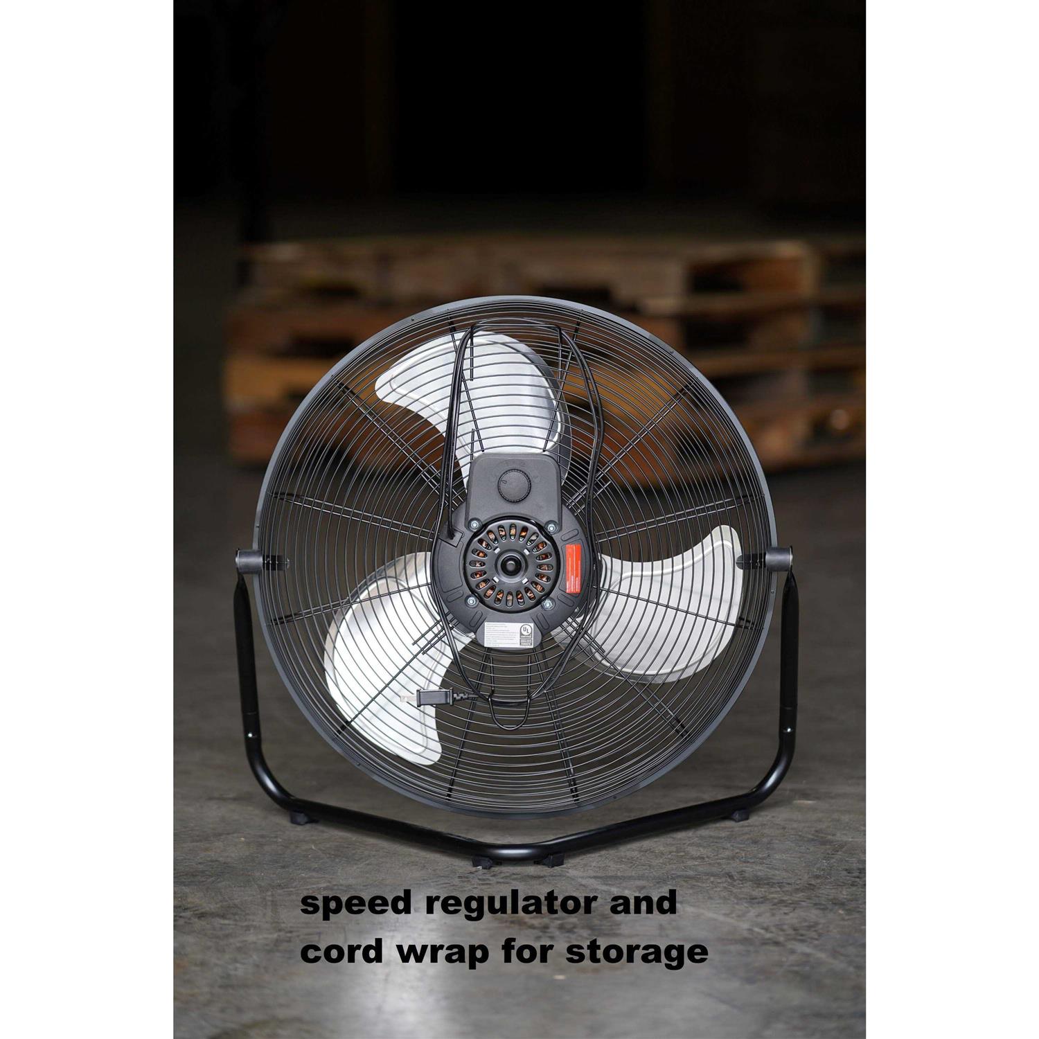 Utilitech 20 3-Speed High Velocity Fan - Image 4