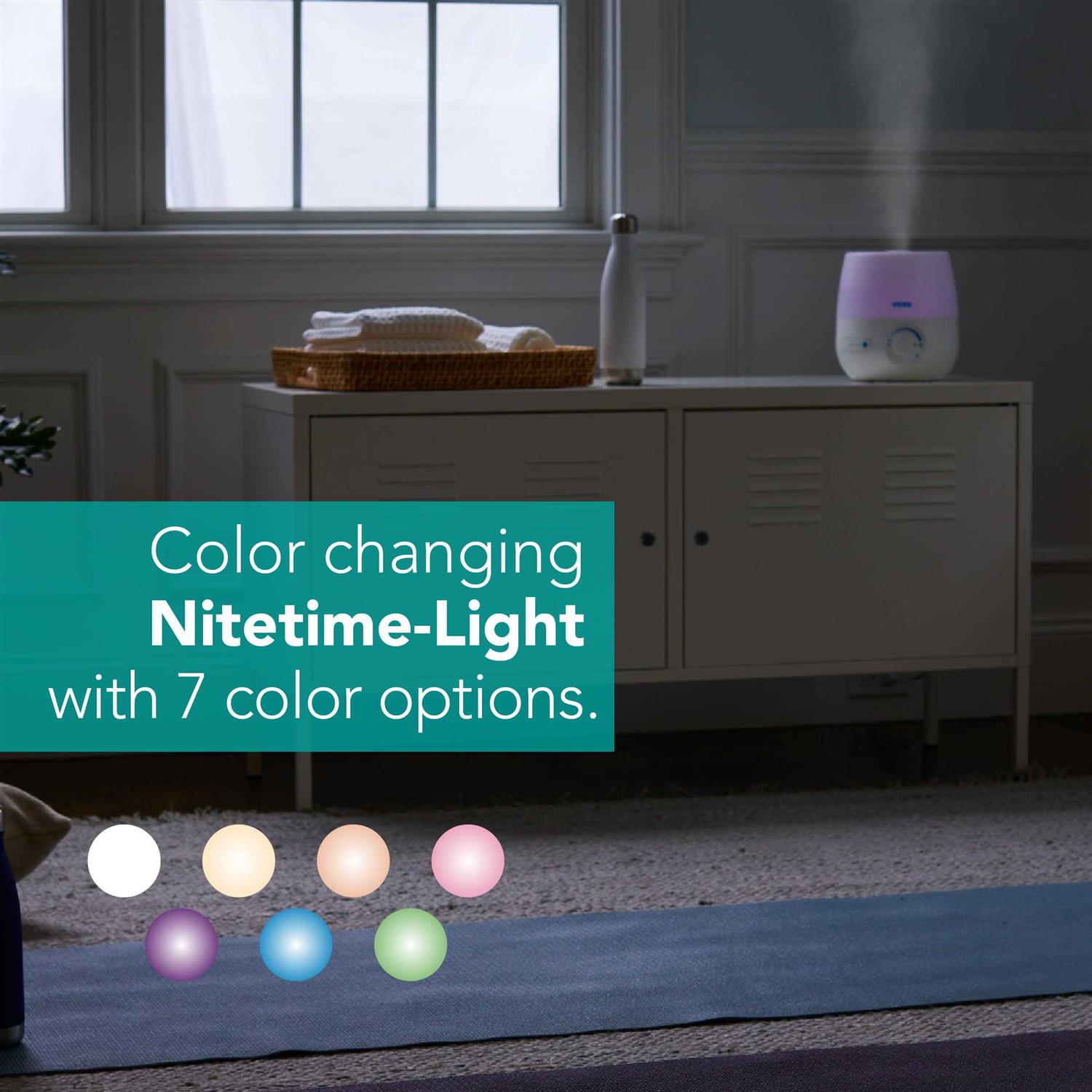 Vicks 0.6 Gallon NaturalCare Cool Mist Ultrasonic Humidifier - Image 5