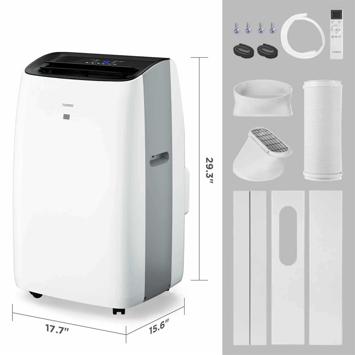 TURBRO Greenland 14,000 BTU 4-in-1 Portable Air Conditioner and Heater, Dehumidifier and Fan with Remote - Image 2
