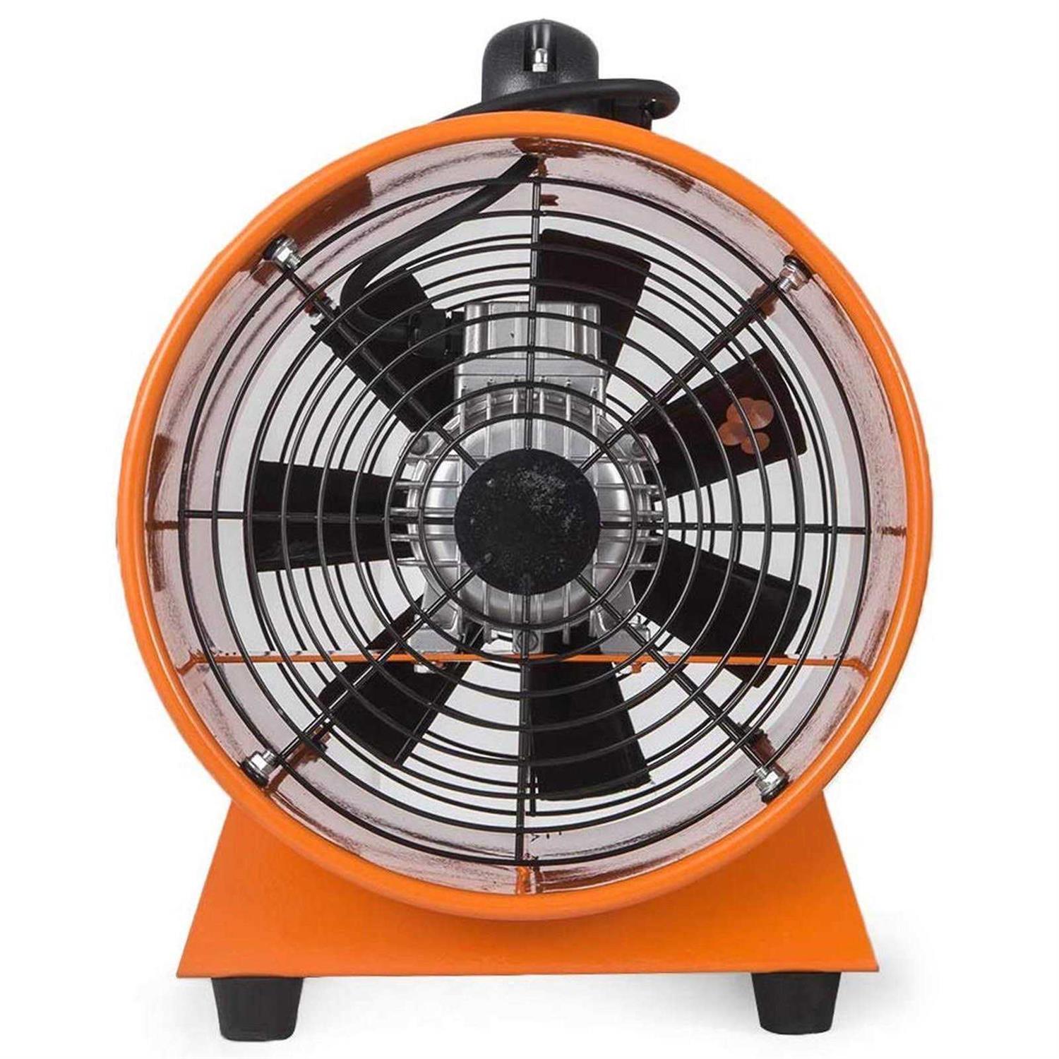 VEVOR Utility Blower Fan 12 Inches High Velocity Ventilator Portable Ventilation Fan Fume Extractor GYGFJ12YCD10MGZ01V1 - Image 2