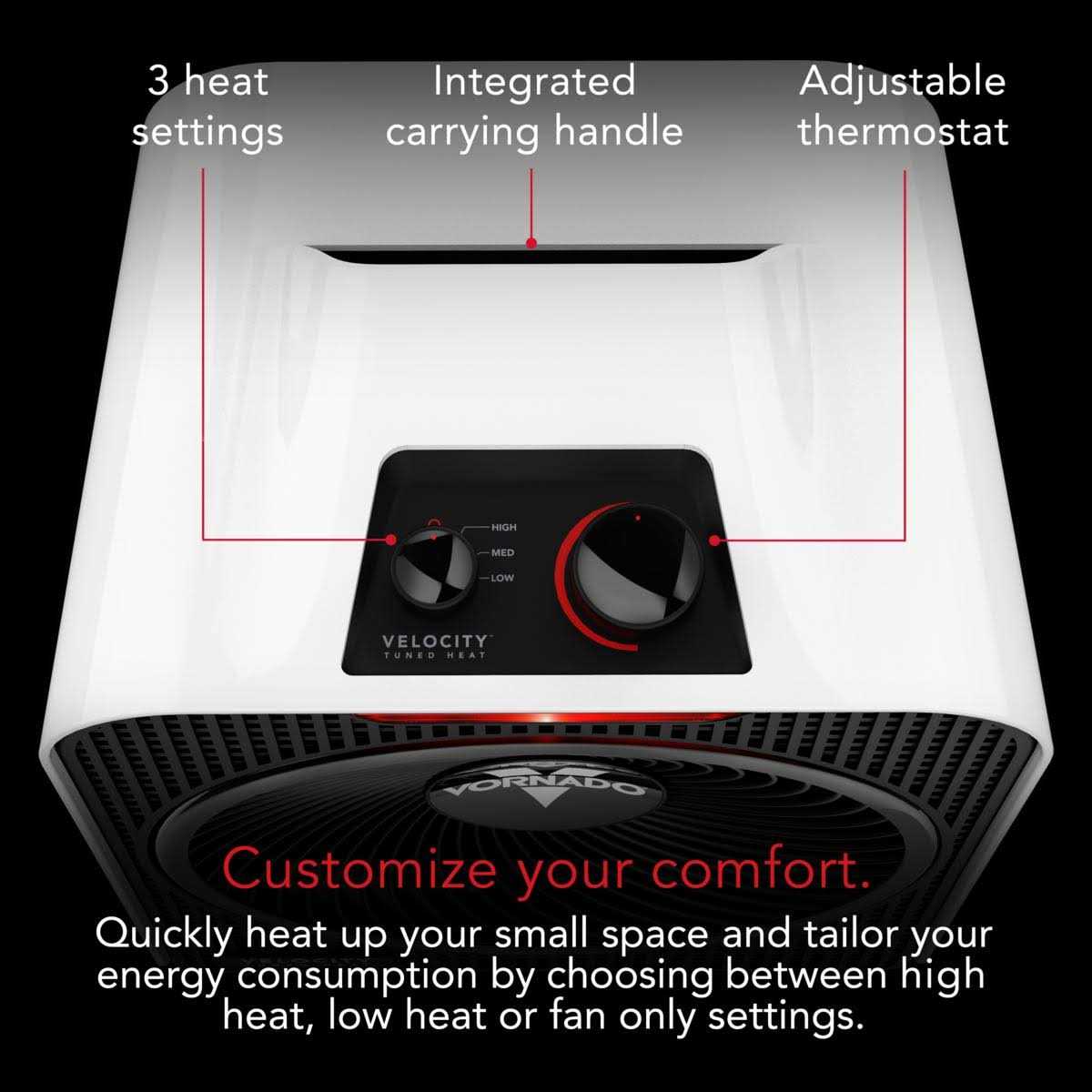 Vornado Velocity 3 Whole Room Space Heater - Image 3