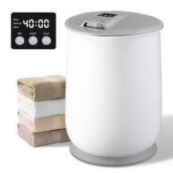 Towel Warmer, Large Hot Towel Warmer Bucket with LED Display, Heat Timer 20/40/80 and Up to 24 Hour Delay Timer