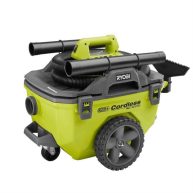 Ryobi 18-Volt ONE+ 6 Gal. Cordless Wet/Dry Vacuum with Hose, Crevice Tool, Floor Nozzle and Extension Wand