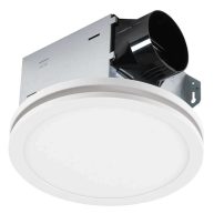 Utilitech 1.5-Sone 100-CFM Energy Star White Bathroom Ventilation Fan 7115-03