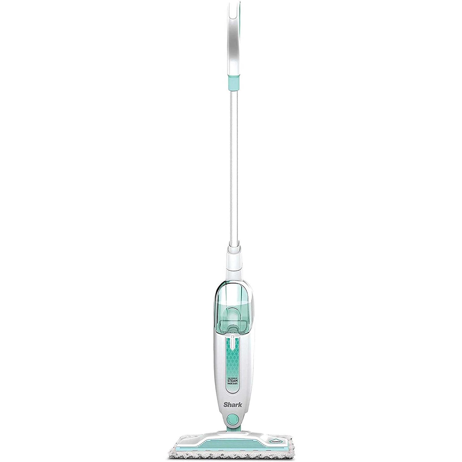 Shark S1000 Steam Mop with 2 Dirt Grip Pads, Lightweight, Safe for all Sealed Hard Floors like Tile, Hardwood, Stone, Laminate, Vinyl & More,