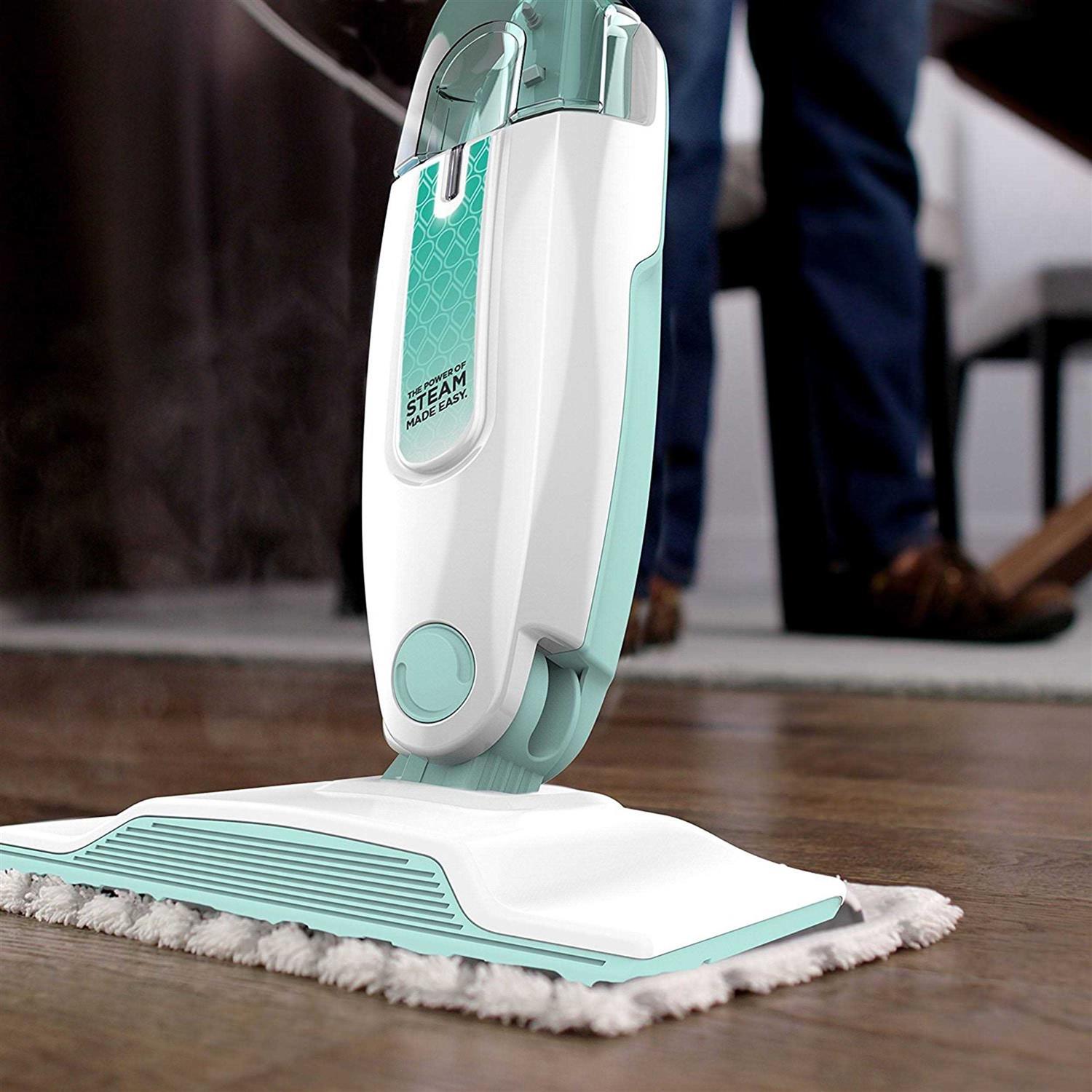Shark S1000 Steam Mop with 2 Dirt Grip Pads, Lightweight, Safe for all Sealed Hard Floors like Tile, Hardwood, Stone, Laminate, Vinyl & More, - Image 4