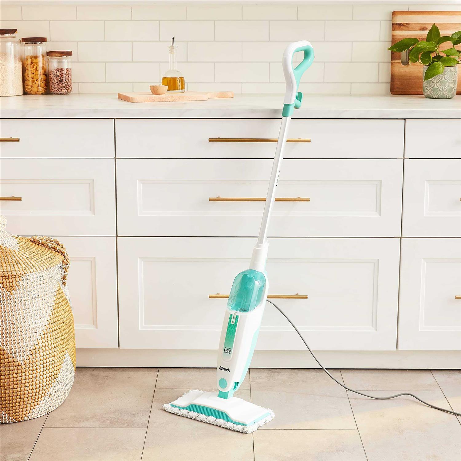 Shark S1000 Steam Mop with 2 Dirt Grip Pads, Lightweight, Safe for all Sealed Hard Floors like Tile, Hardwood, Stone, Laminate, Vinyl & More, - Image 5