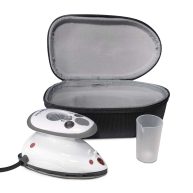 The Quilted Bear Mini Iron Lightweight Mini Steam Iron with Ceramic Sole Base Plate & Temperature Gauge For Use As A Craft Iron or Travel Iron