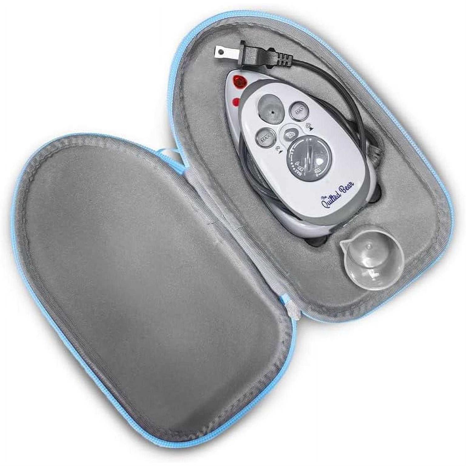 The Quilted Bear Mini Iron Lightweight Mini Steam Iron with Ceramic Sole Base Plate & Temperature Gauge For Use As A Craft Iron or Travel Iron - Image 2