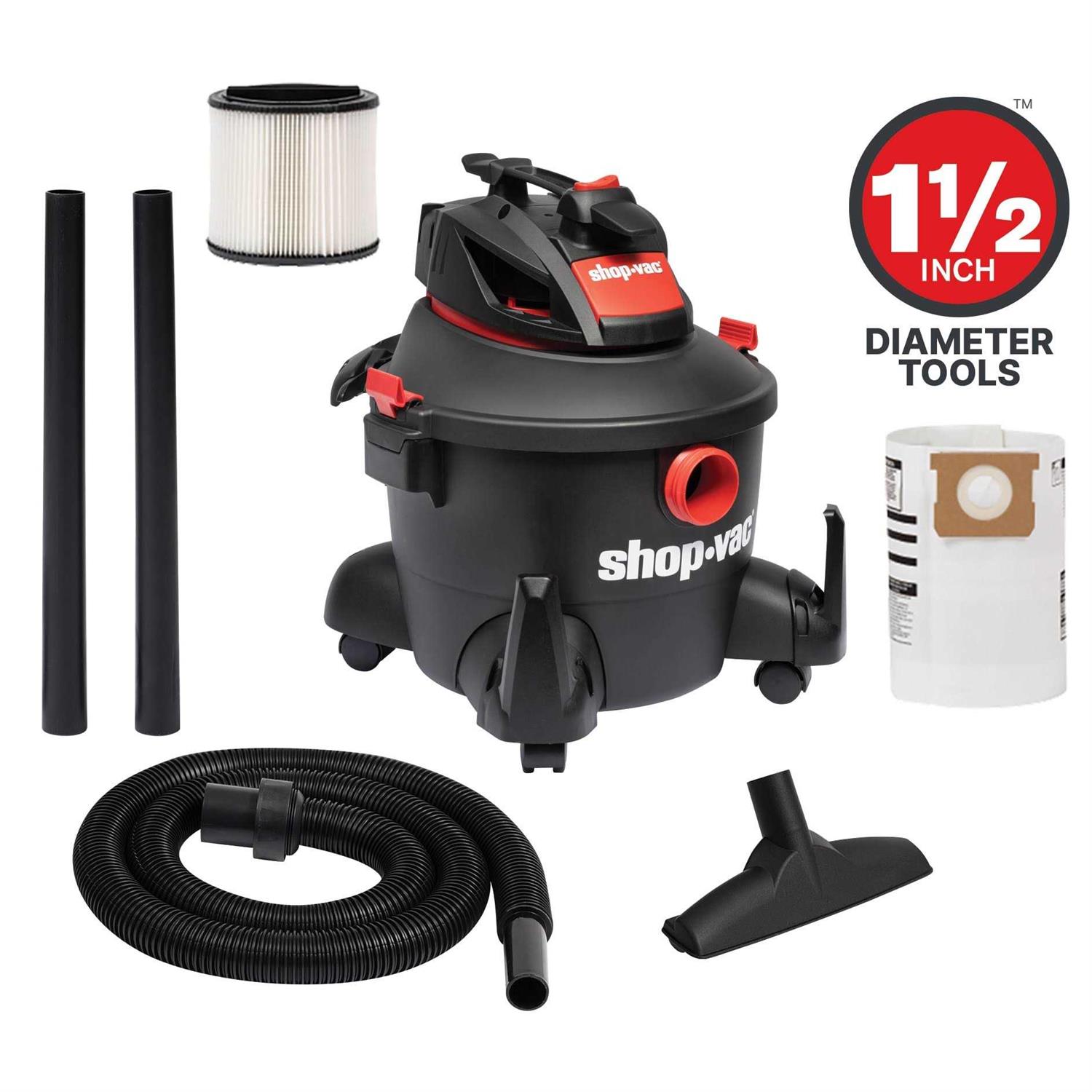 Shop-Vac 6-Gallons 3.5-HP Corded Wet/Dry Shop Vacuum with Accessories Included 5760611 - Image 3