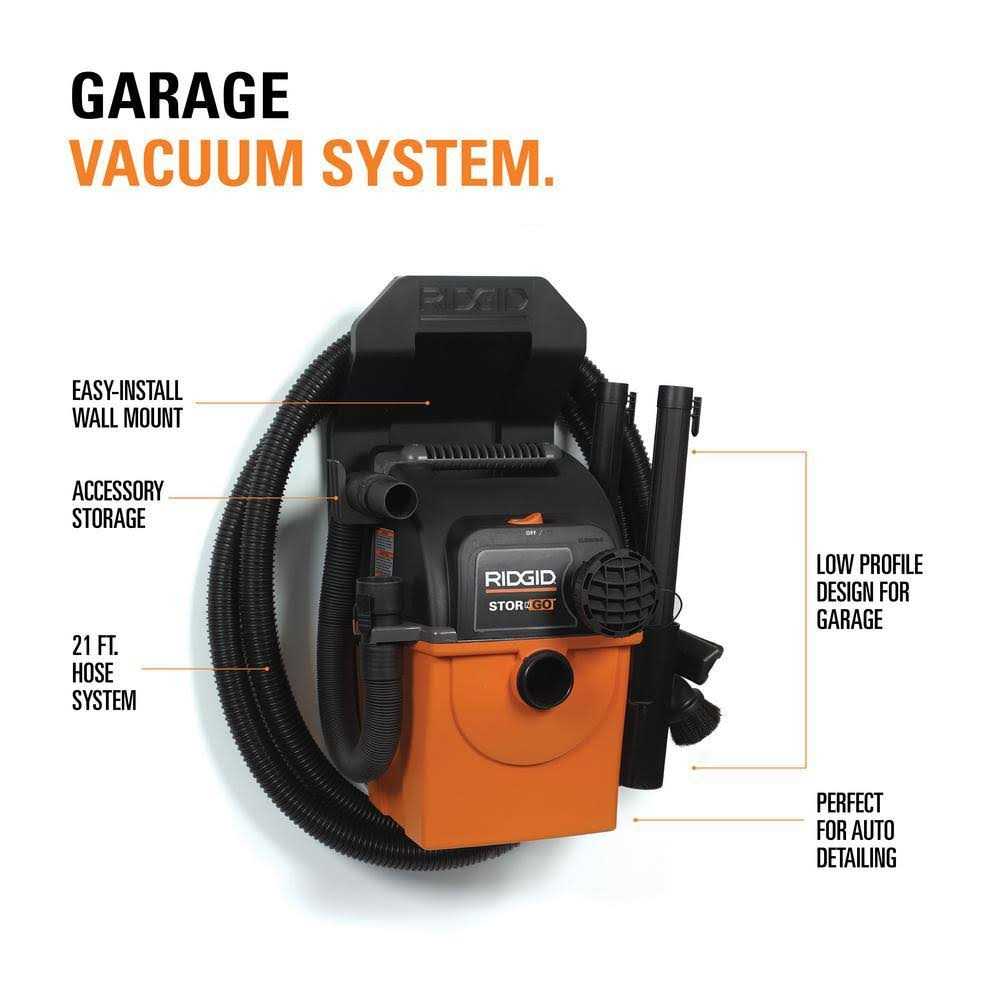 Ridgid Stor-N-Go Wet/Dry Vac WD5500 - Image 3