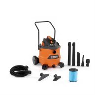 RIDGID 16 Gallon 6.5-Peak HP NXT Wet/Dry Shop Vacuum with Cart Fine Dust Filter Hose and Accessories HD1800