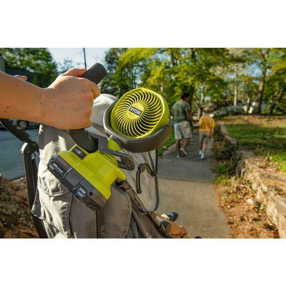 Ryobi ONE+ 18V Cordless 4 in. Clamp Fan - Image 3