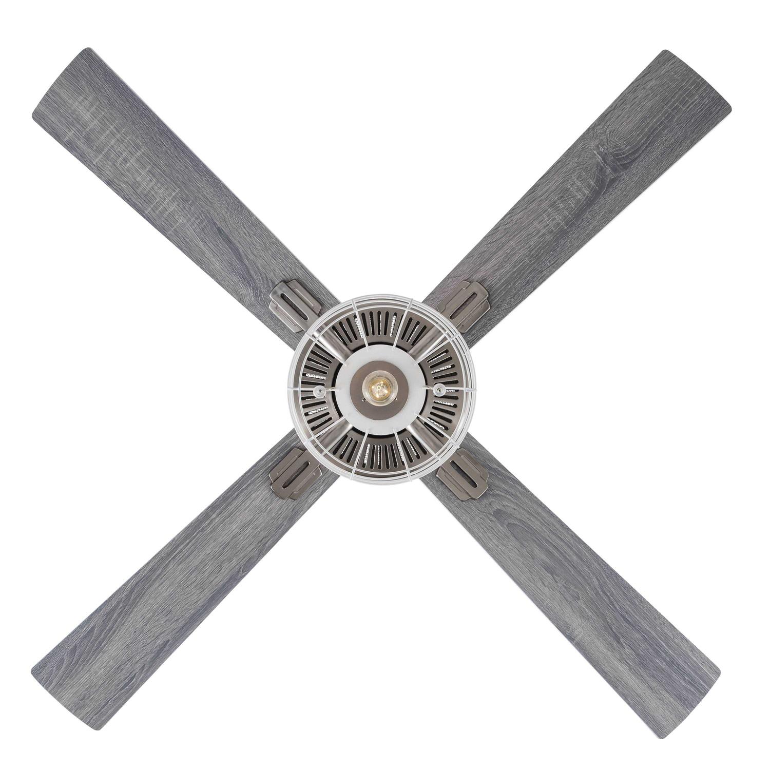 River of Goods Gretta 52 in. Nickel Cage Industrial-Style Ceiling Fan with Light - Image 3